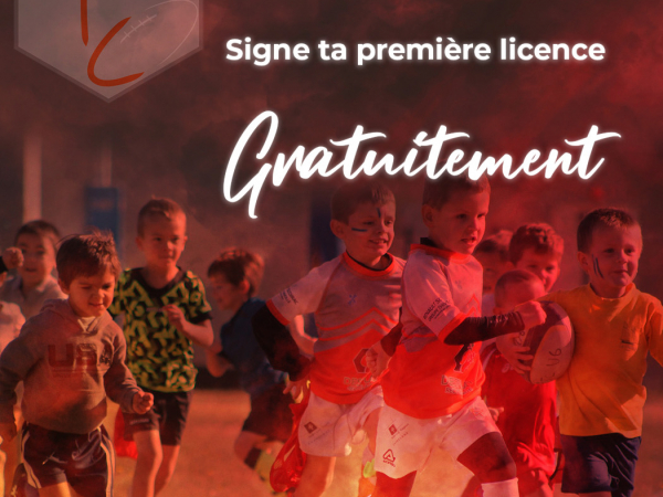 Signe ta 1ère licence gratuite