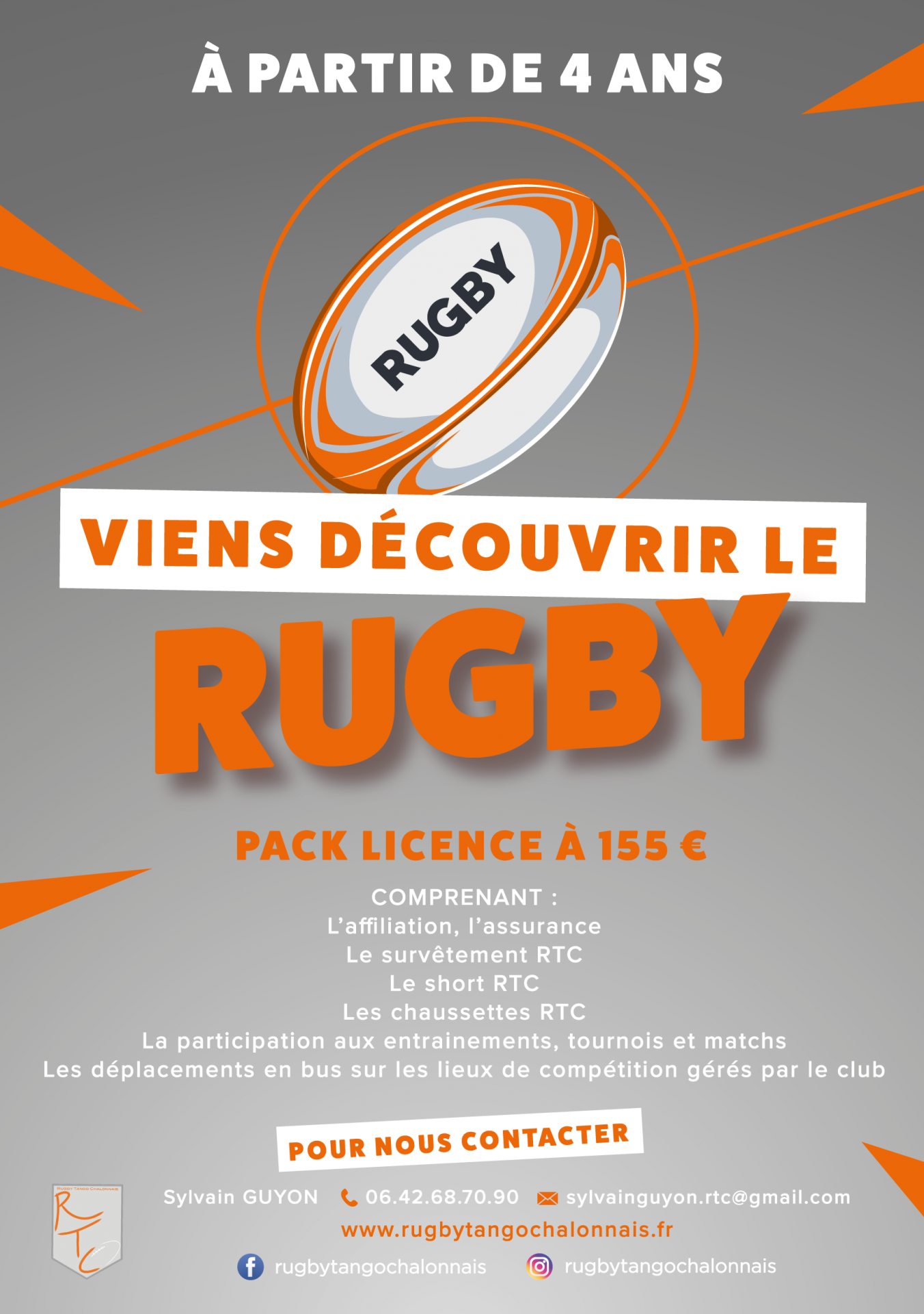 Viens découvrir le rugby