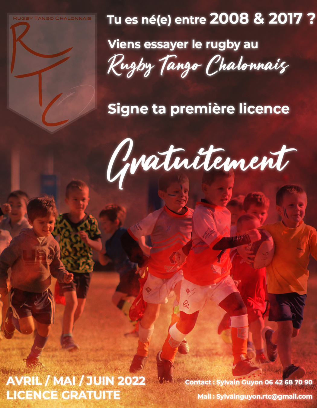 Viens essayer le rugby au Rugby Tango Chalonnais