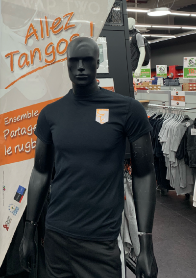 Tee-shirt en coton noir