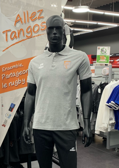Polo polyester gris