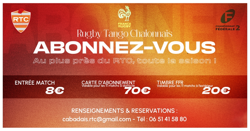 Abonnement saison 2026/2027